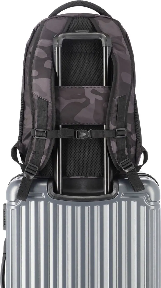 Travelite Basics Rugzak 22L - Camouflage - 7 Vakken