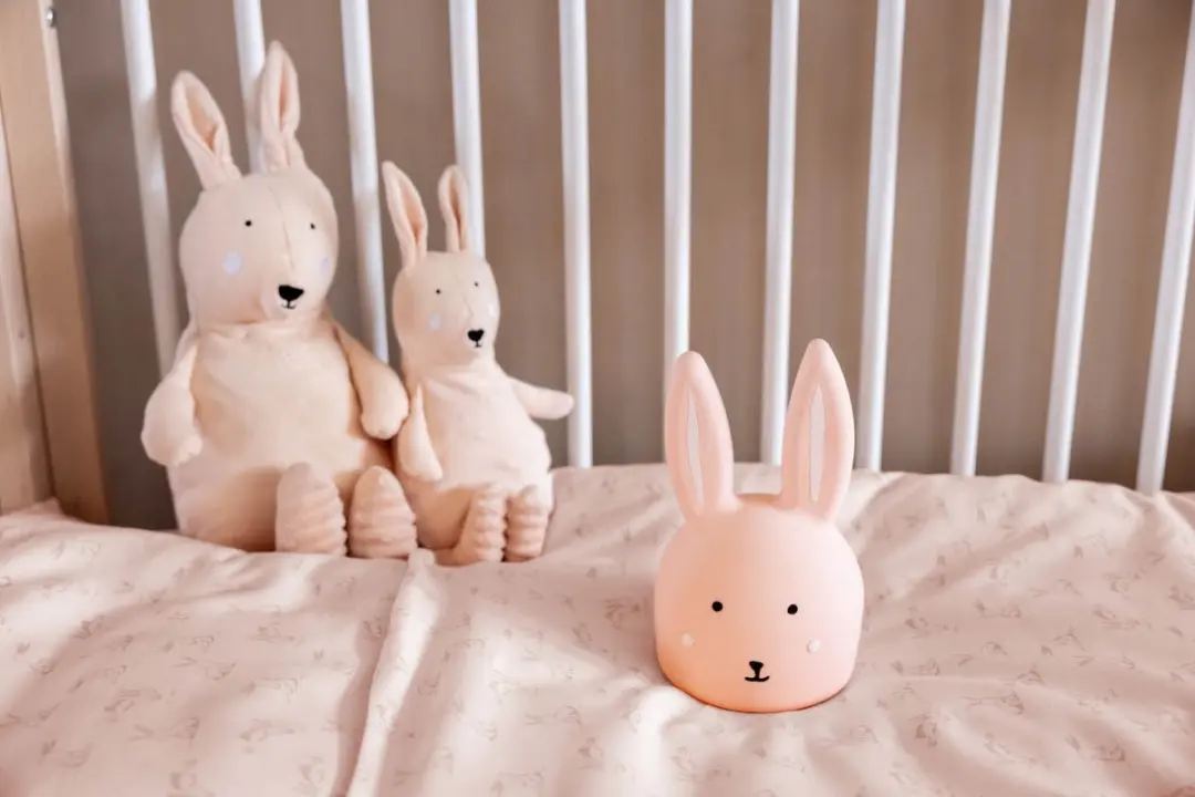 Trixie Dekbedovertrek Rosy Rabbit - Ledikant 31x47cm Meerkleurig