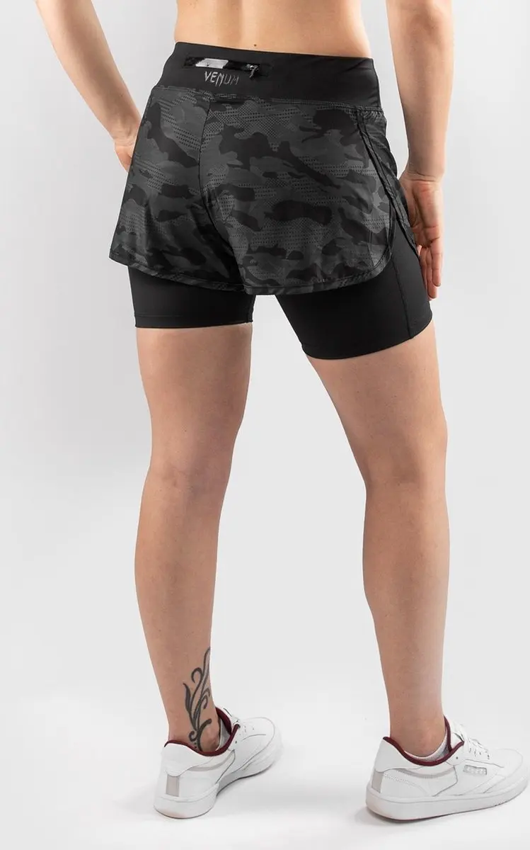 Venum Defender 2.0 Hybrid Compression Shorts Dames - XS - Zwart Camo - afbeelding 6 van 6