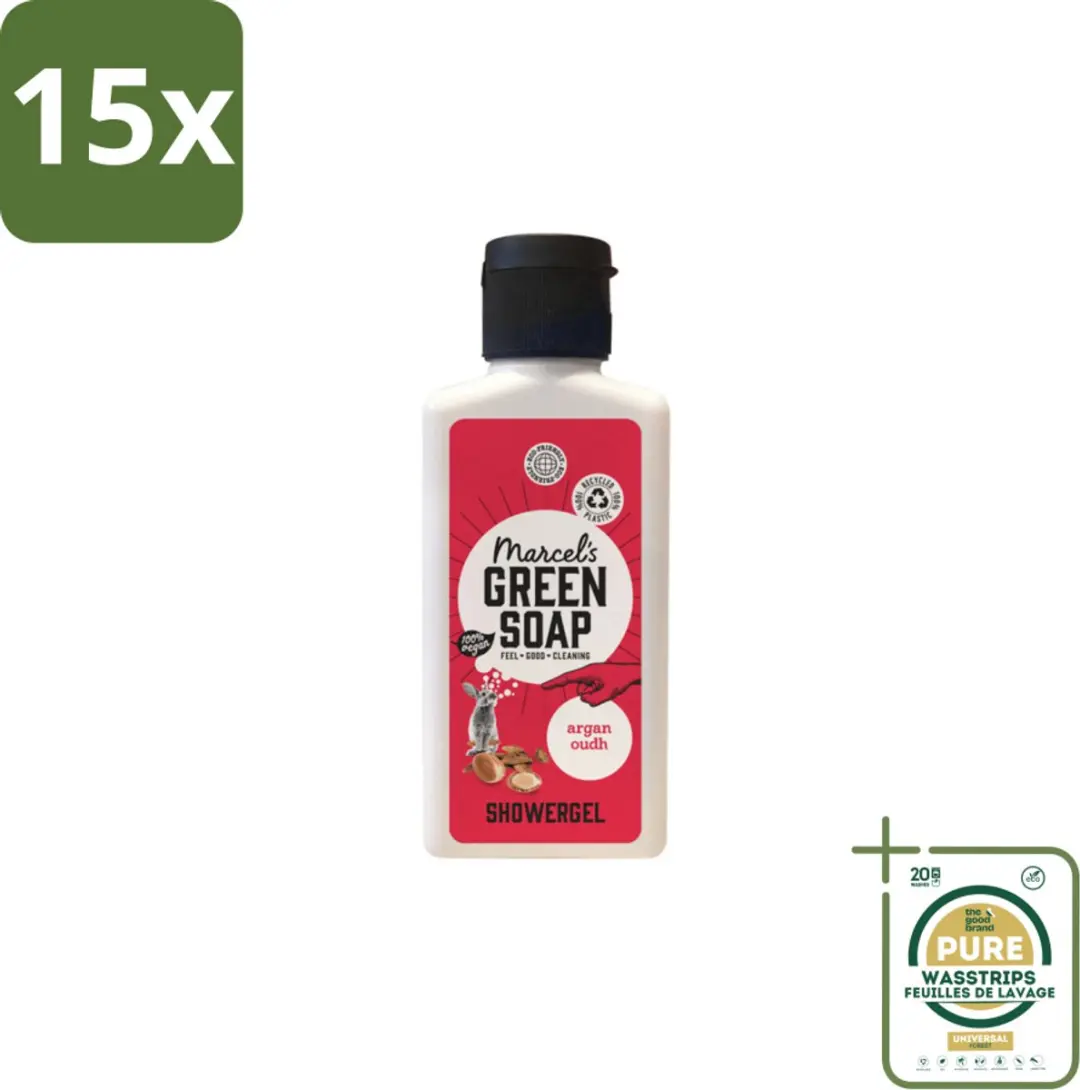 Marcel's Green Soap Argan & Oudh Mini Douchegel 100ml