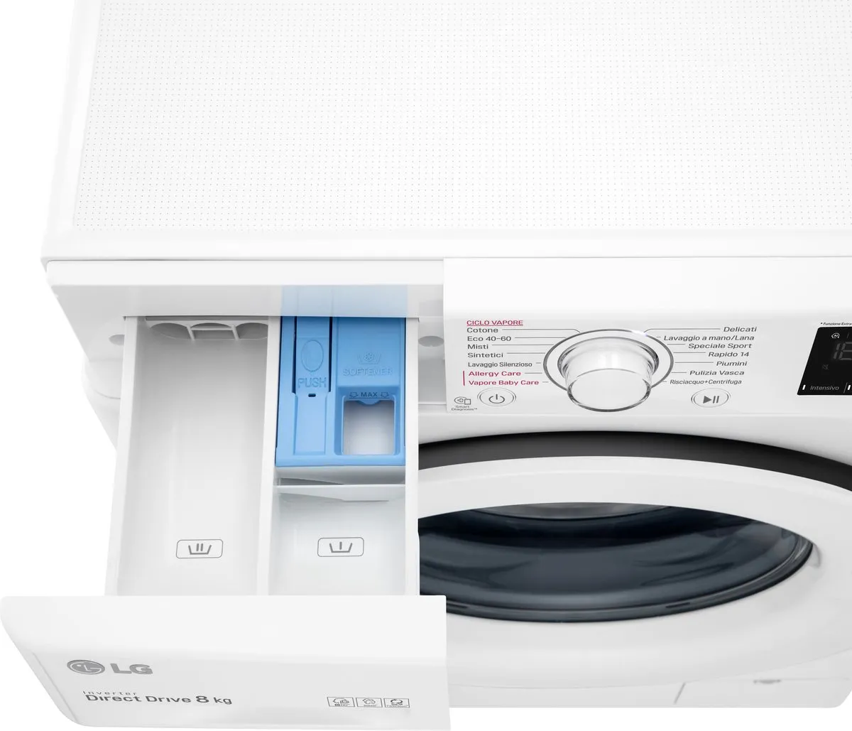 LG F4WV308S3E Wasmachine Voorlader 8kg 1360 RPM - Wit