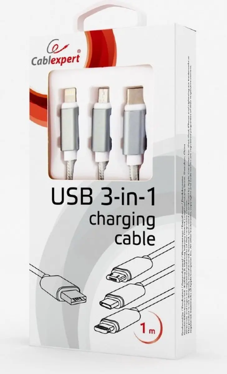 Gembird USB 2.0 Laadkabel 1m - 100 Stuks