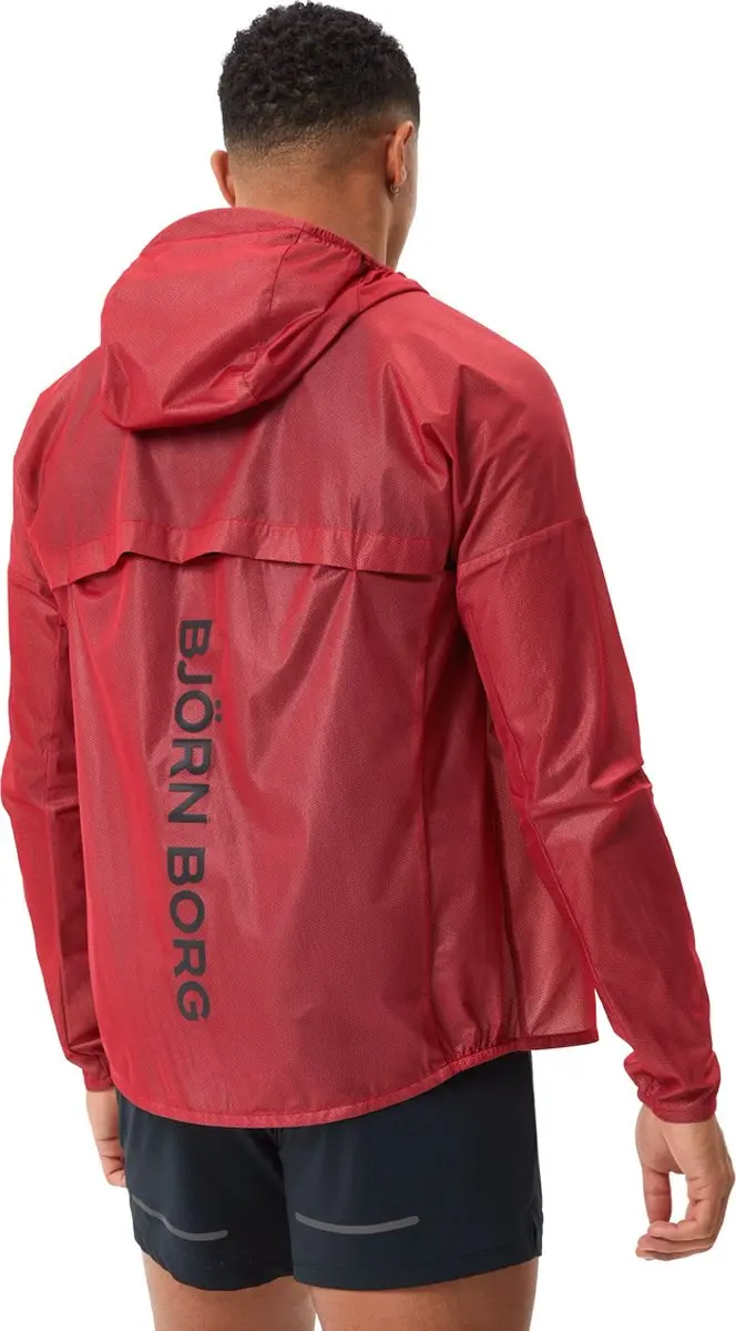 Björn Borg Heren Running Jacket Rood - XXL
