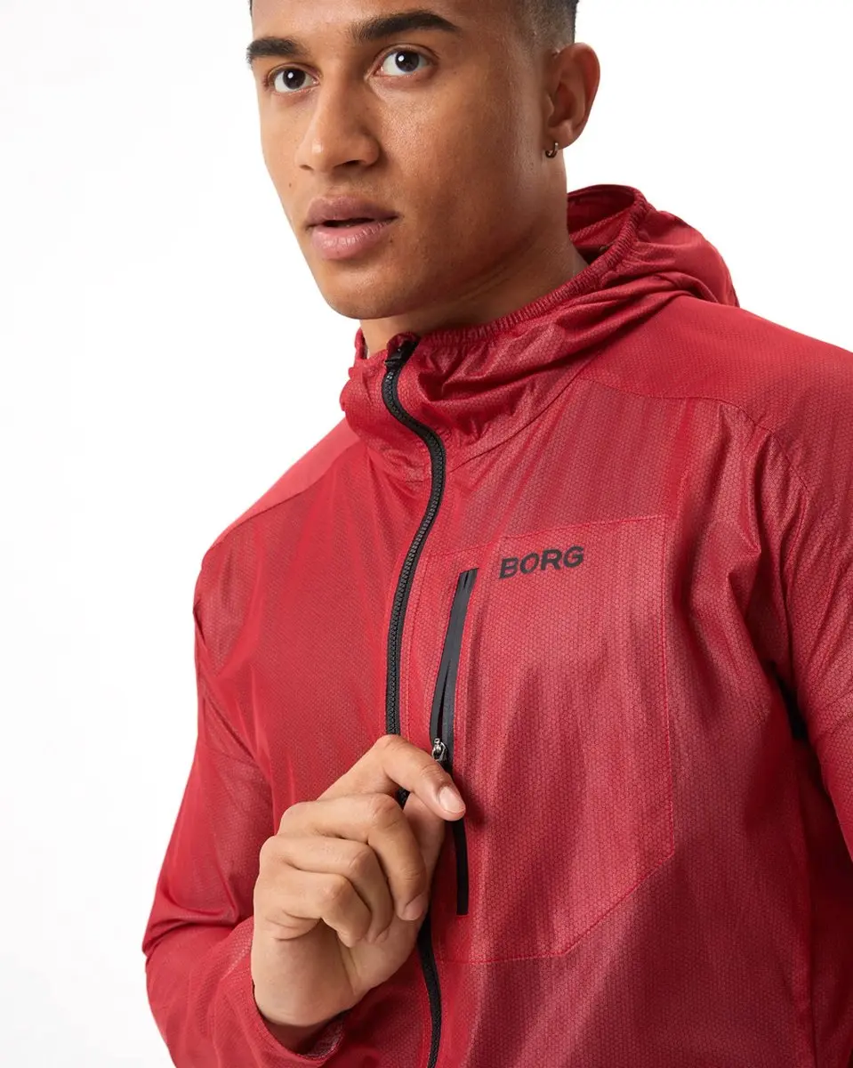 Björn Borg Heren Running Jacket Rood - XXL