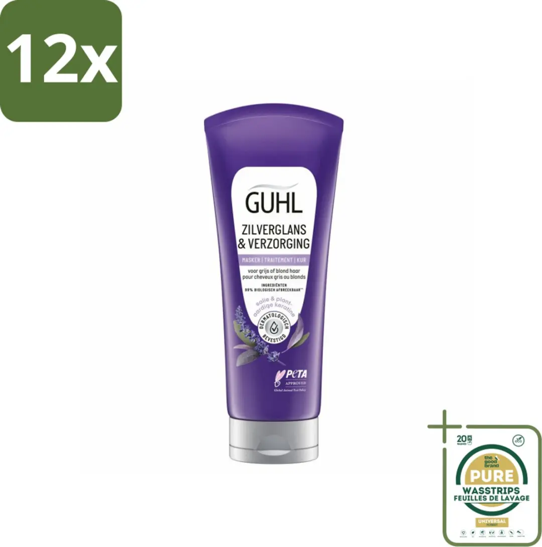 Guhl Haarmasker Zilverglans & Verzorging 200ml
