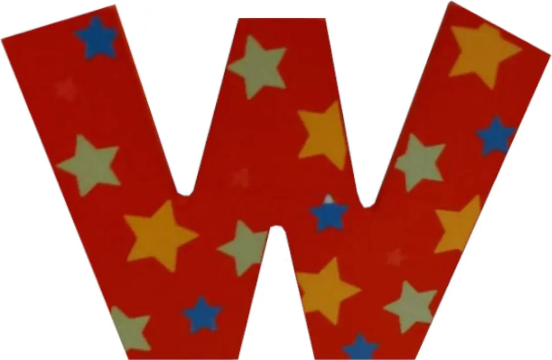 BIGJIGS Decoratieletter W