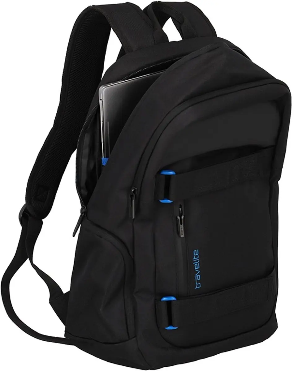 Travelite Pathway 28L Rugzak - 15.4" - 8 Vakken - Zwart
