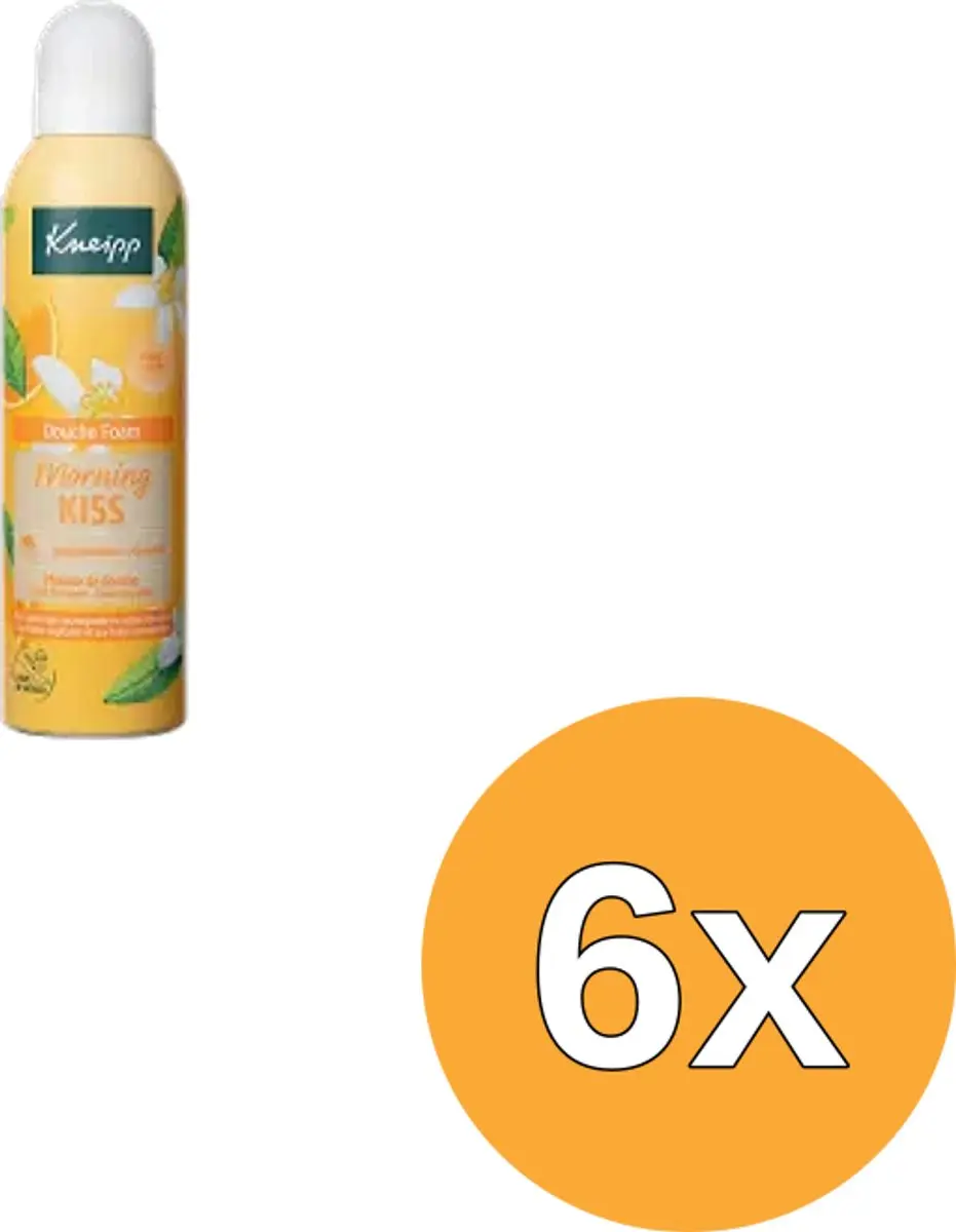 Kneipp Morning Kiss Douche Foam 200ml - 6 Stuks