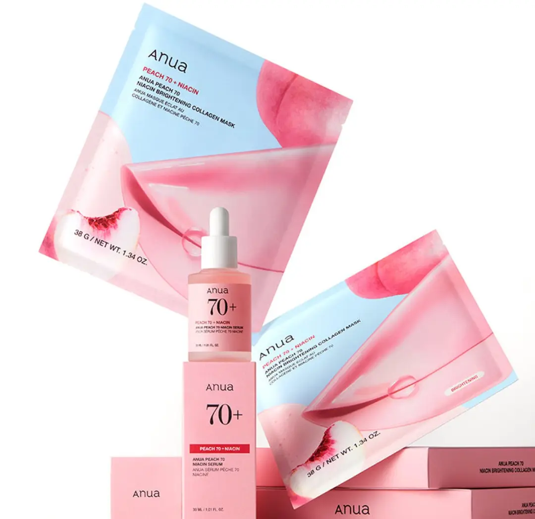 Anua Peach 70+ Niacin Brightening Collagen Mask 38ml