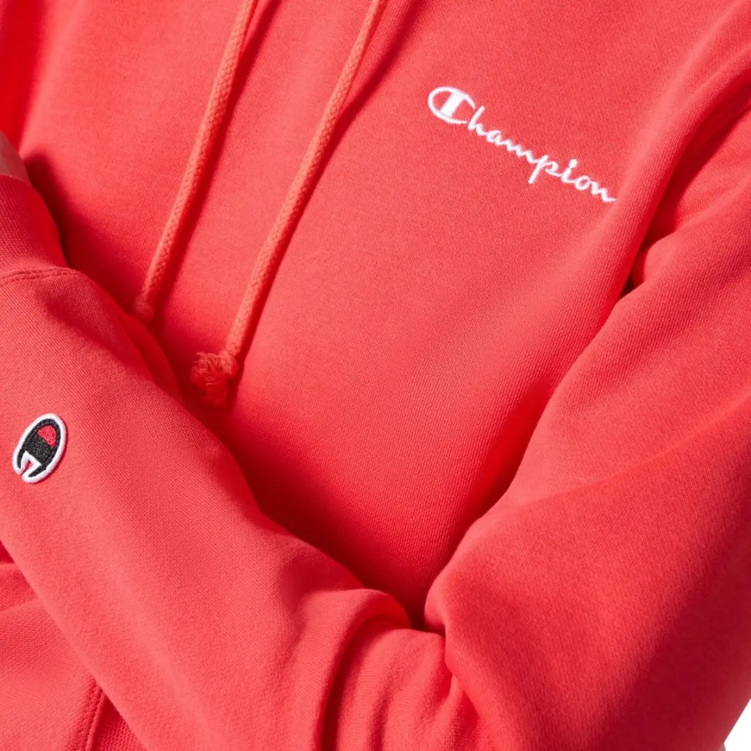 Champion Dames Hooded Sweatshirt Koraal - Maat XL - afbeelding 6 van 6