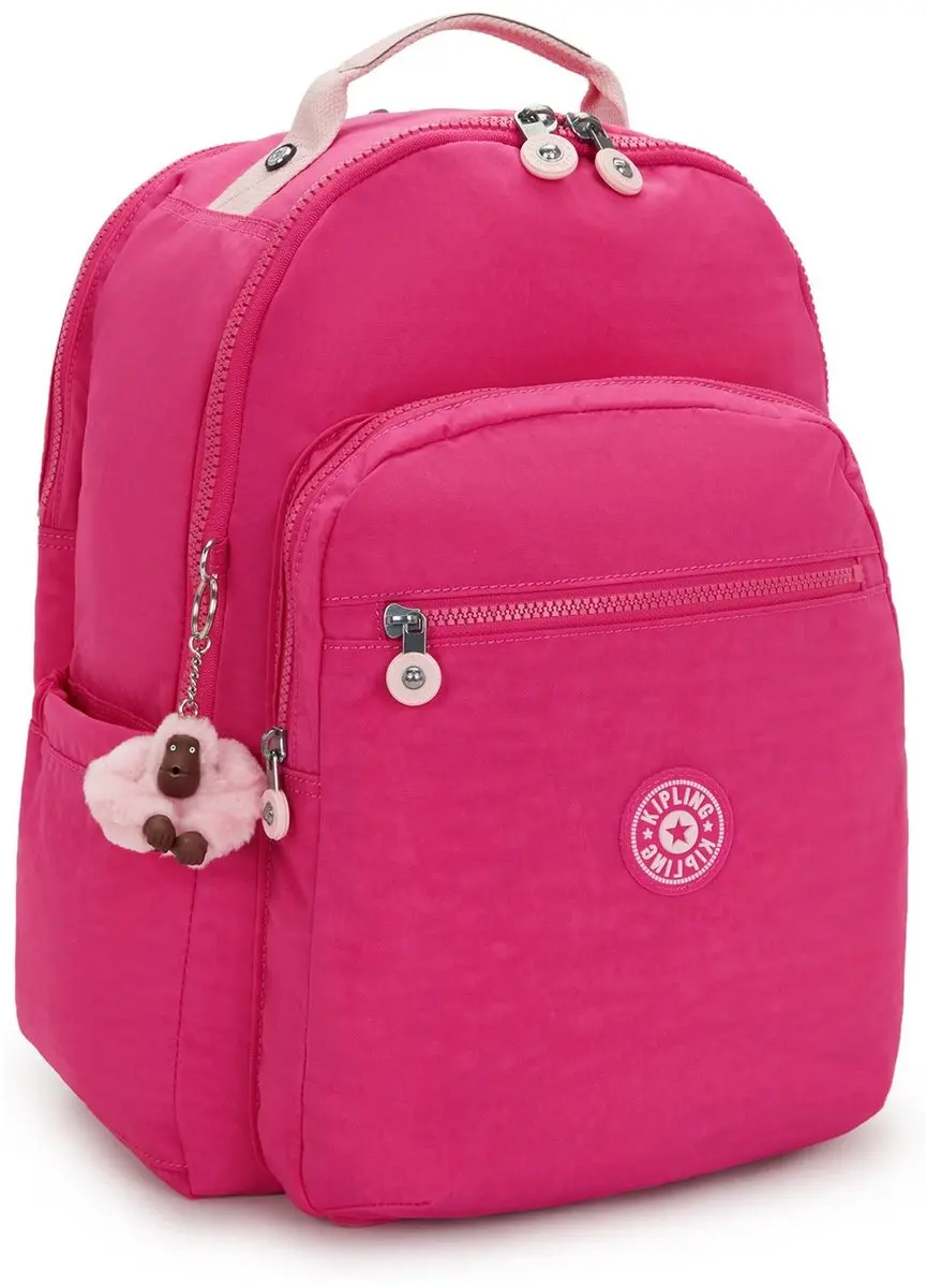 Kipling Seoul College Extra Rugzak 15 inch - Intense Rose KPKI63502GU1 - afbeelding 6 van 6