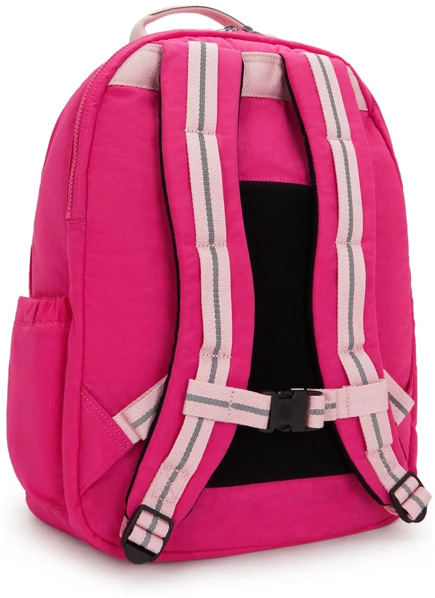 Kipling Seoul College Extra Rugzak 15 inch - Intense Rose KPKI63502GU1