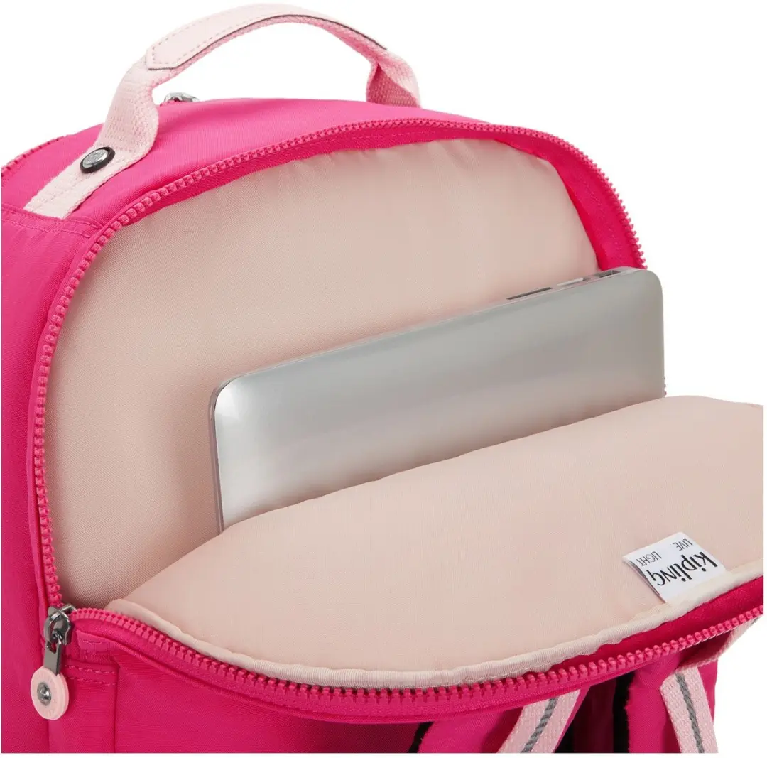 Kipling Seoul College Extra Rugzak 15 inch - Intense Rose KPKI63502GU1