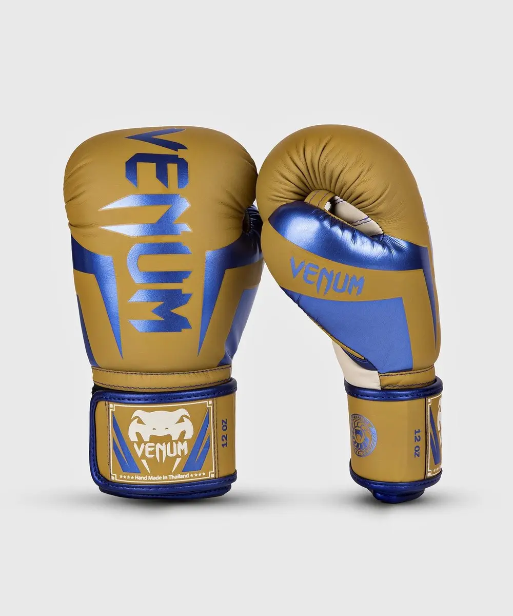Venum Elite Bokshandschoenen 16 OZ - Camelblauw