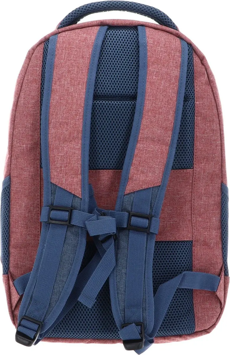 Travelite Basics Backpack 22L - 12 inch - Rood/Blauw