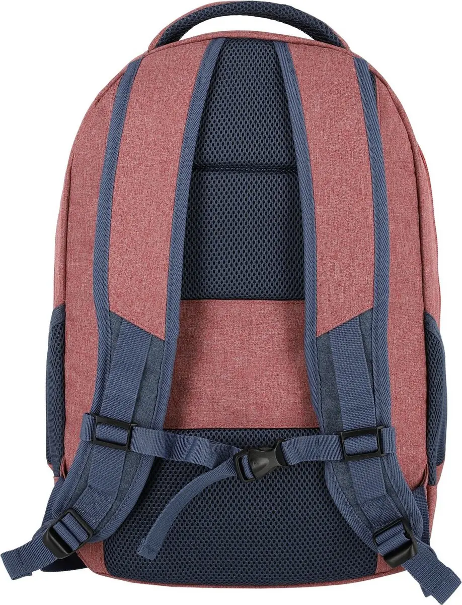 Travelite Basics Backpack 22L - 12 inch - Rood/Blauw