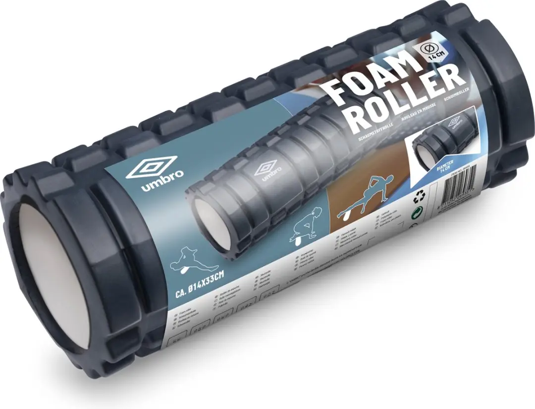 Umbro Foam Roller 14x33cm - Zwart