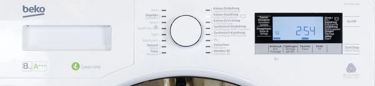 Beko DPY8506GXB1 Warmtepompdroger 8 kg - Wit