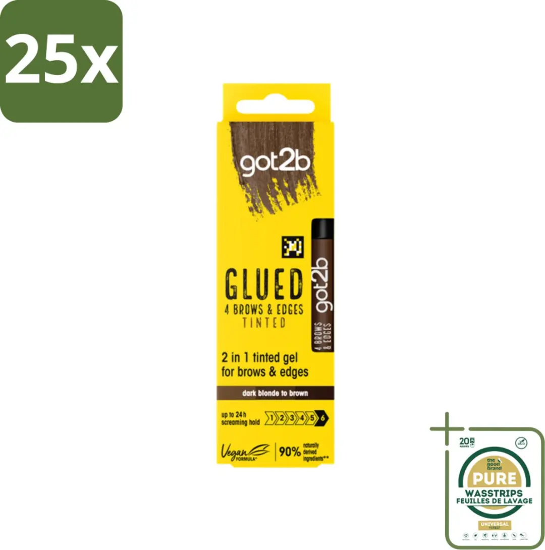 Got2B 2-in-1 Gel Brows & Edges Donkerbruin 400ml