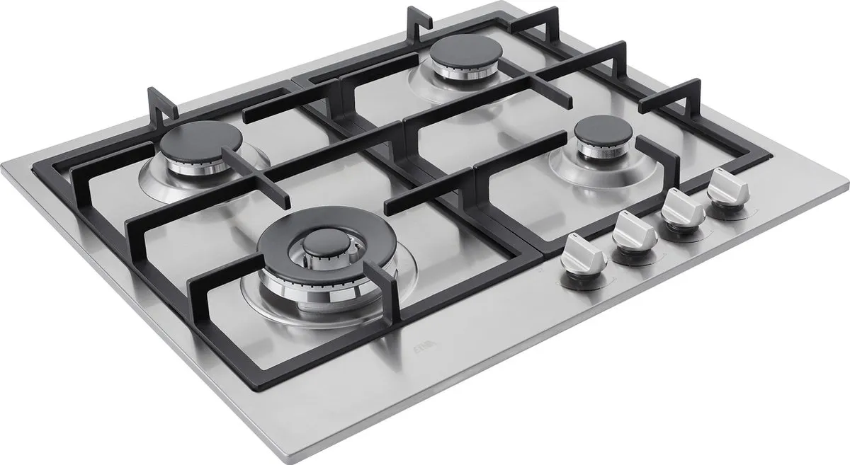 Etna KG959RVSA Gaskookplaat 4 Zones - RVS