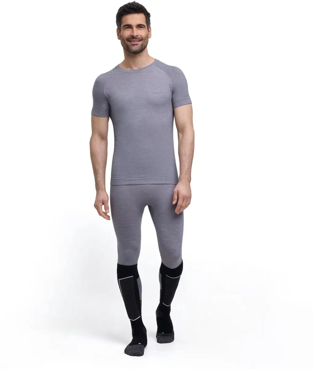 Falke Wool-Tech Light Shirt Heren - S - Grijs