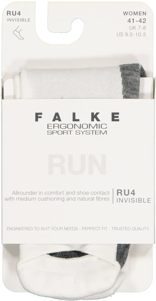 Falke RU4 Invisible Anti-Blaar Sokken Dames - Wit - Maat 35-36