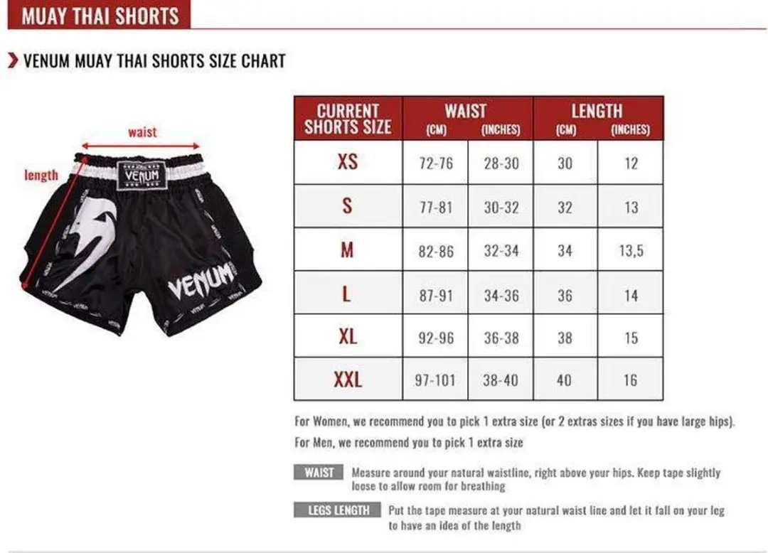 Venum Devil Muay Thai Short - Zwart S - afbeelding 6 van 6