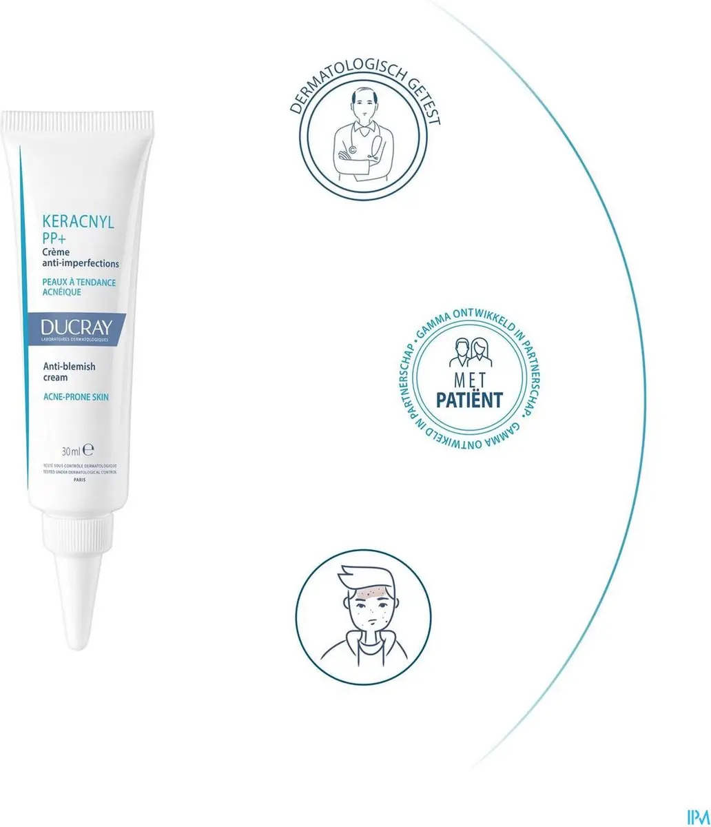 Ducray Keracnyl PP+ Gezichtscrème Set - 4 Producten