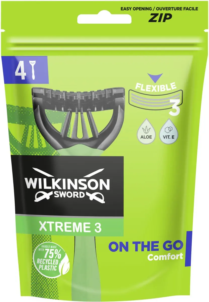 Wilkinson Xtreme 3 Comfort On The Go Scheermesjes