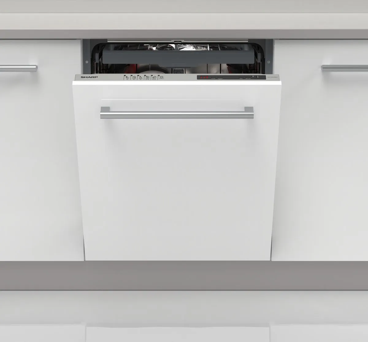 Sharp QWNI1EI45EXEU Inbouw Vaatwasser 15 Couverts