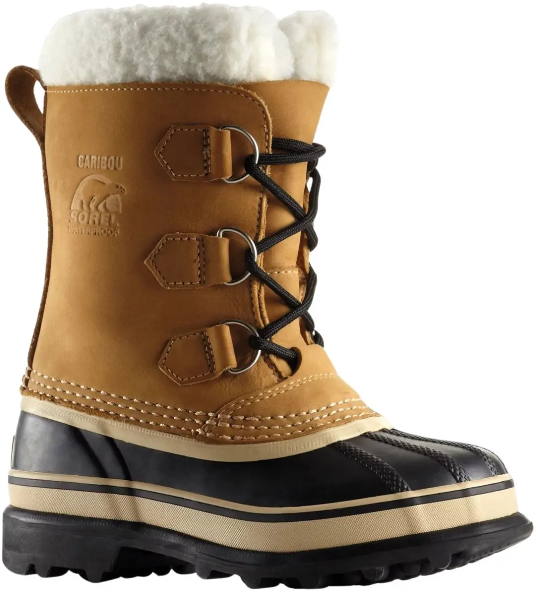 Sorel Youth Caribou WP Unisex Sneeuwlaarzen 37 - Buff