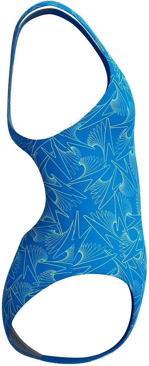 Speedo Hyper Boom Medalist Badpak - Meisjes 128 - Blauw/Geel