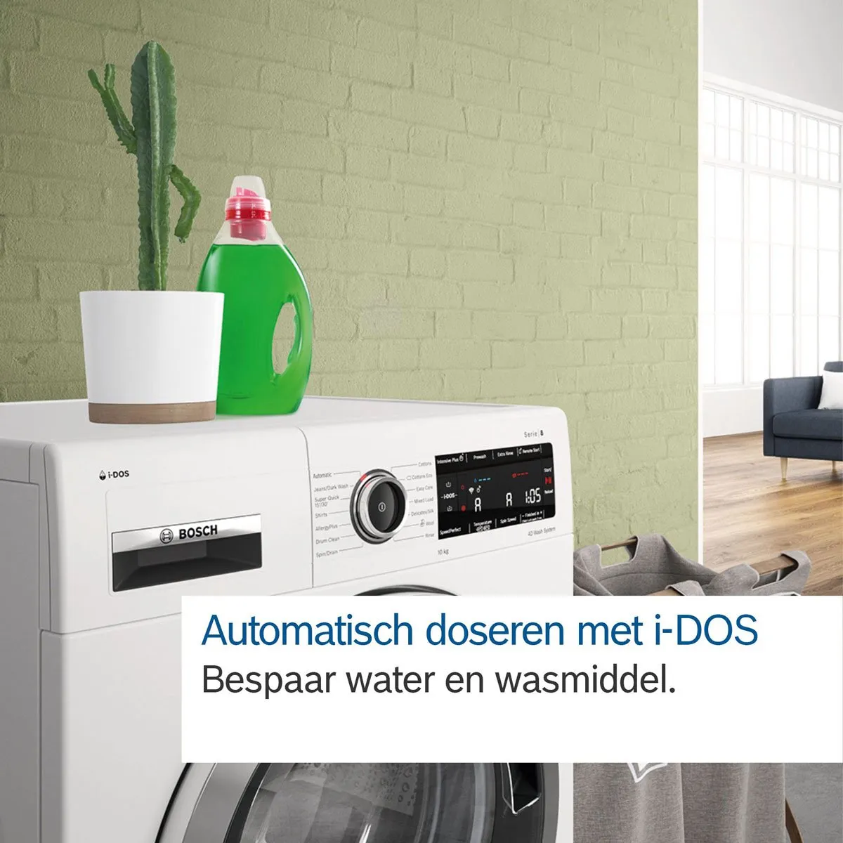 Bosch WAU28P76NL Wasmachine 9kg - 1400rpm - Wit - afbeelding 6 van 6