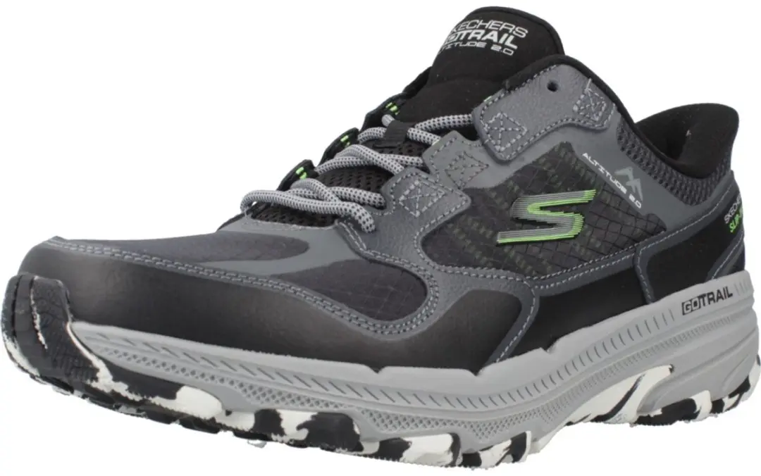 Skechers Go Run Trail Altitude 2.0 Ravina Trailschoenen - 42 - Zwart