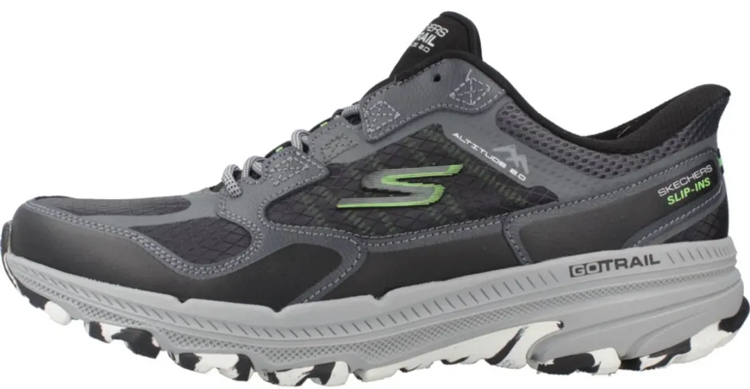 Skechers Go Run Trail Altitude 2.0 Ravina Trailschoenen - 42 - Zwart