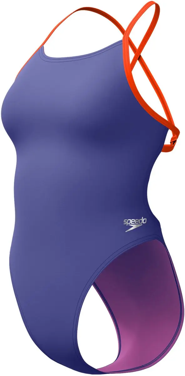 Speedo Badpak Solid Tie Back - 36 - Blauw