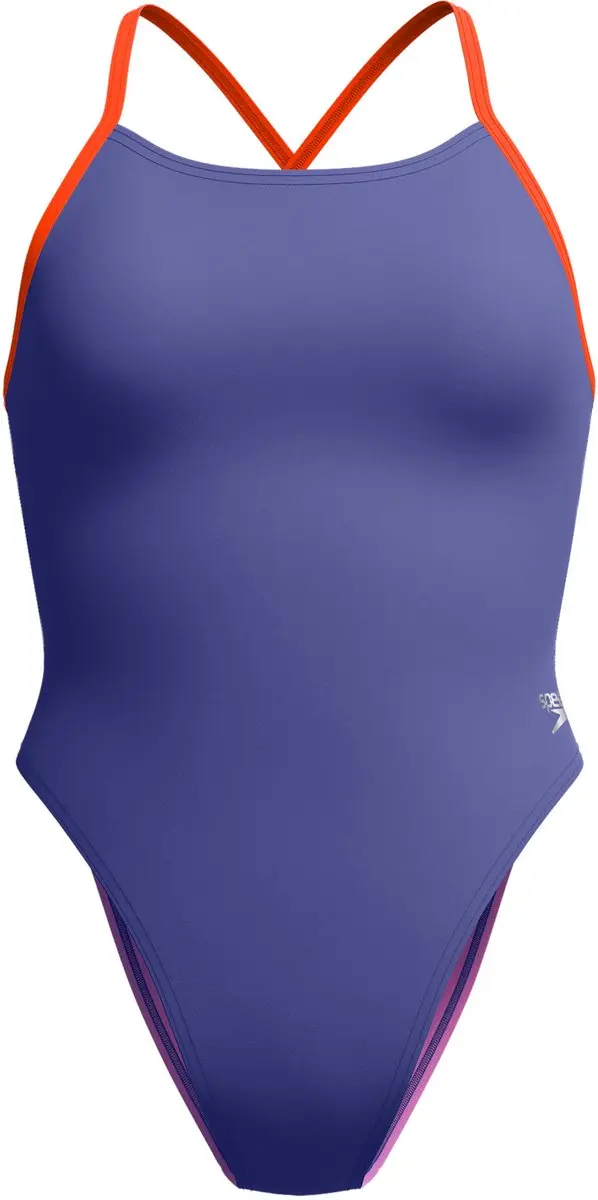 Speedo Badpak Solid Tie Back - 36 - Blauw