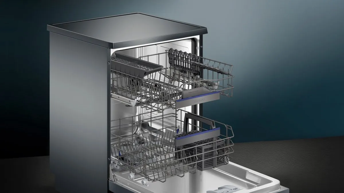 Siemens iQ300 SN23EC22AE Vrijstaande Vaatwasser 13 Couverts - Zwart - afbeelding 6 van 6