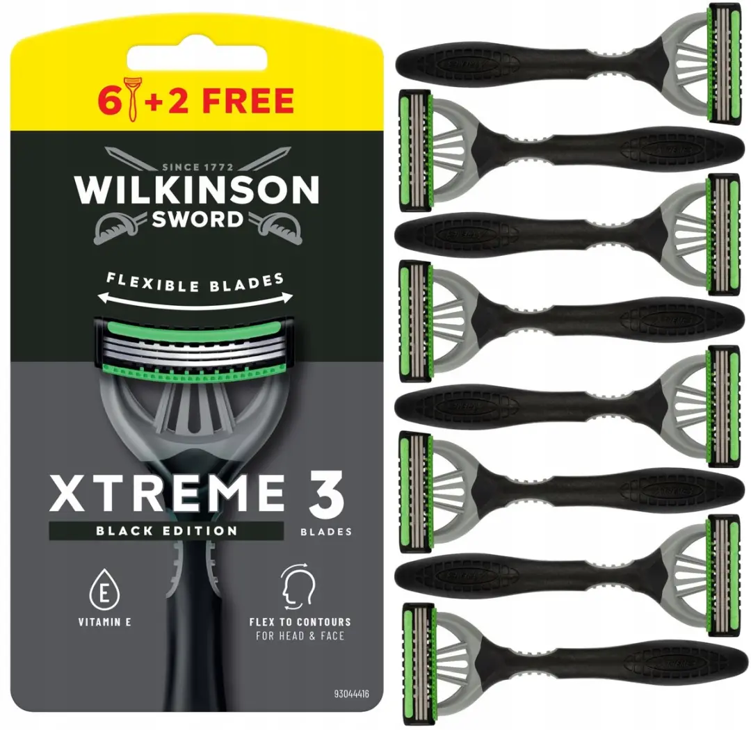 Wilkinson Xtreme 3 Comfort Black Edition Scheermesjes