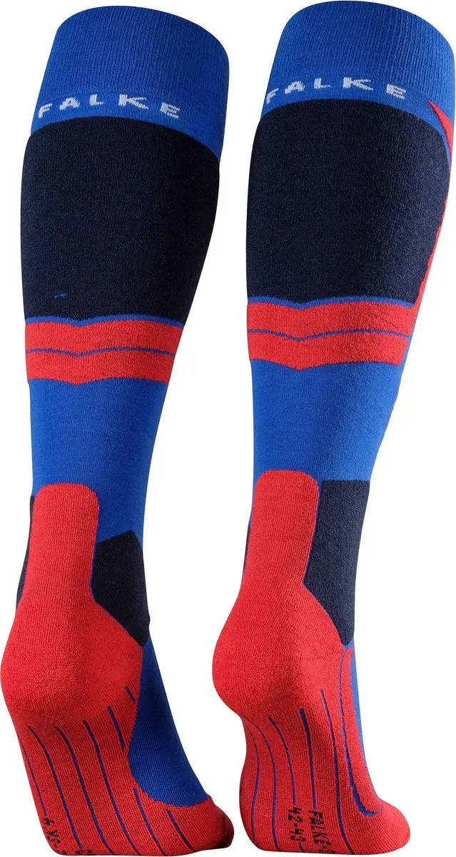 Falke SK4 Skisokken - Warm Donswol Blauw - Maat 46-48