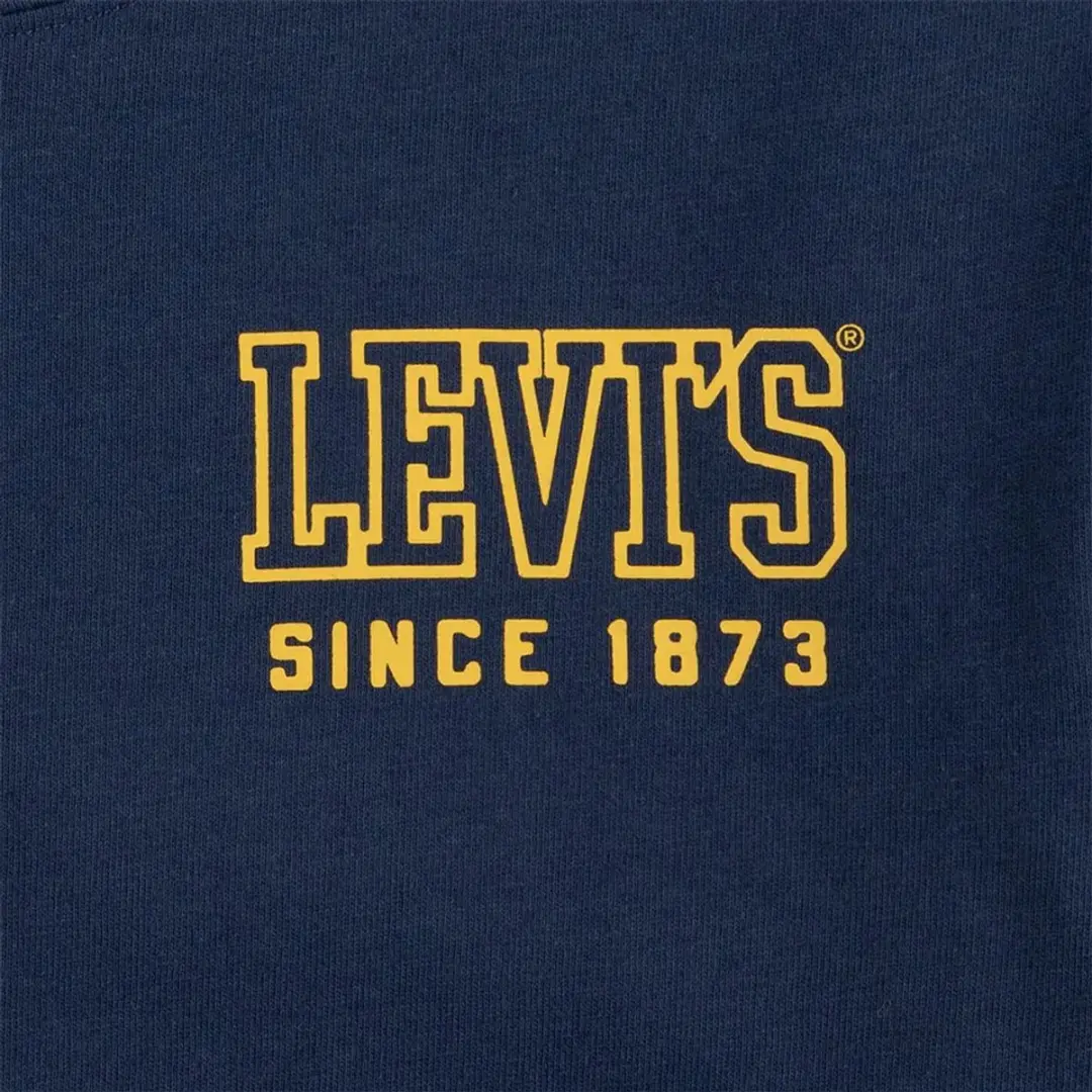 Levi's Kids High Peaks T-shirt Lange Mouwen - 24 Maanden - Dress Blues