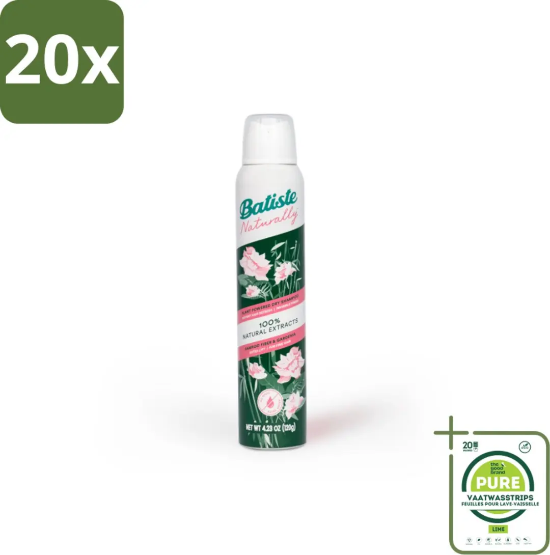 Batiste Naturally Bamboo & Gardenia Droogshampoo 200ml