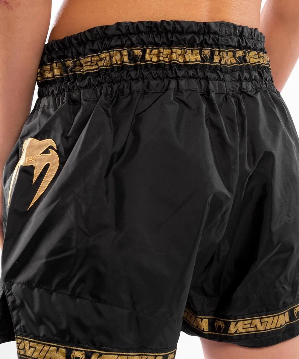 Venum Parachute Muay Thai Shorts - S - Zwart/Goud - afbeelding 6 van 6