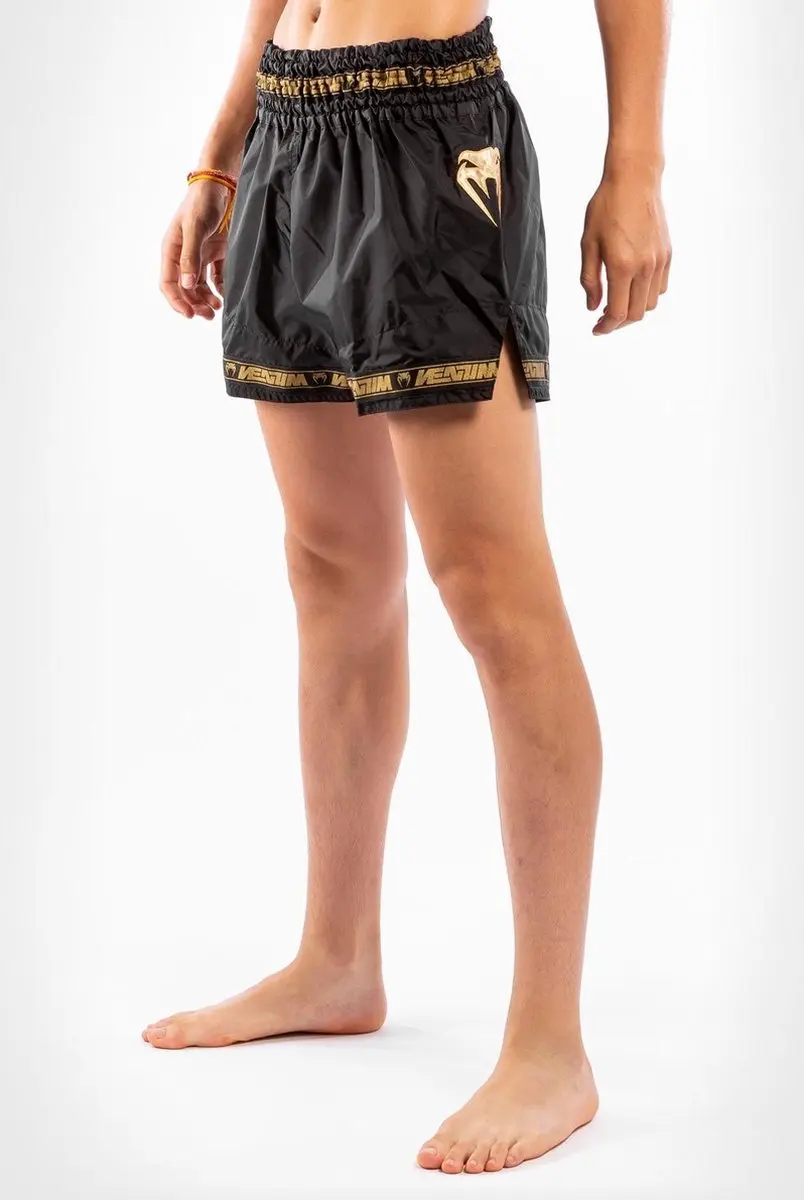 Venum Parachute Muay Thai Shorts - S - Zwart/Goud