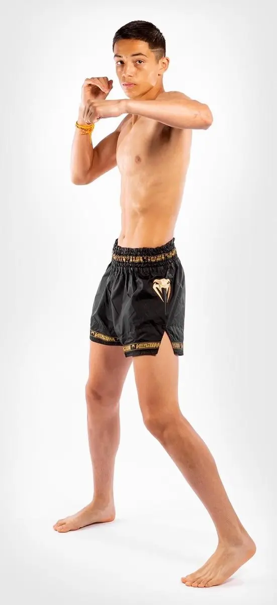 Venum Parachute Muay Thai Shorts - S - Zwart/Goud