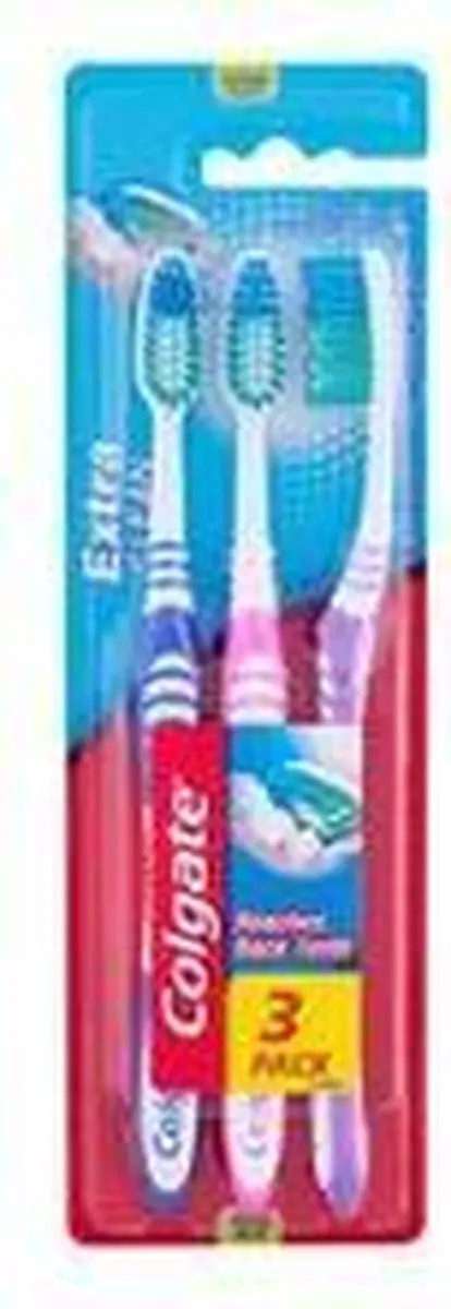 Colgate Extra Clean Medium Tandenborstels - 3 Stuks