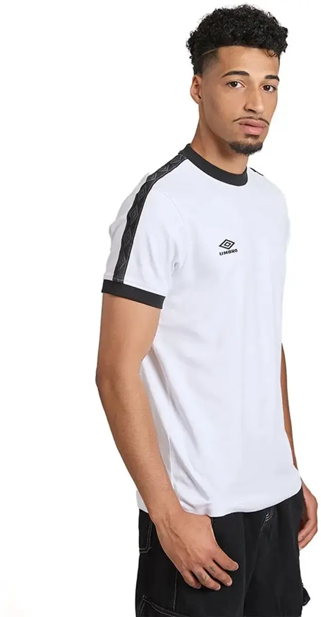 Umbro Taped T-shirt Wit S - afbeelding 6 van 6
