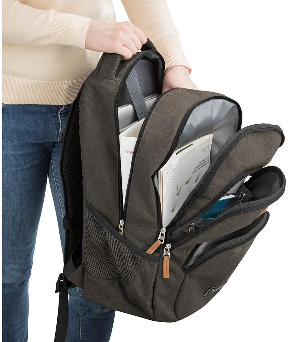 Travelite Basics Backpack 05 - 15 inch - 7 Vakken - Anthracite