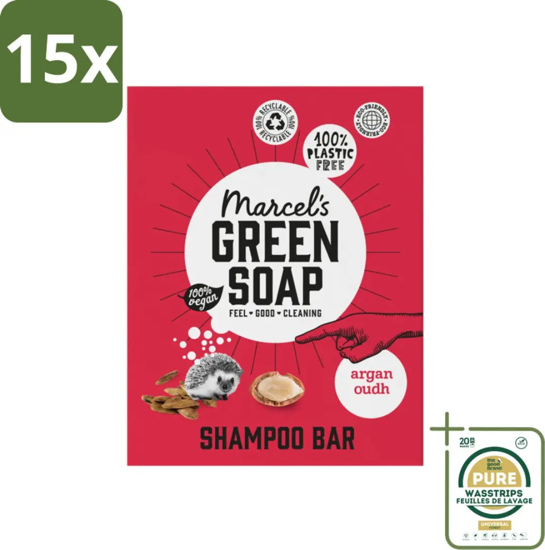 Marcel's Green Soap Shampoobar Argan & Oudh