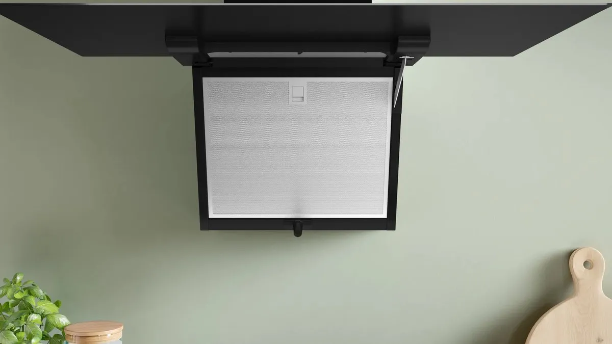 Bosch SER4 DWK87FN60 Afzuigkap - Schuin Glas 790mm - Zwart